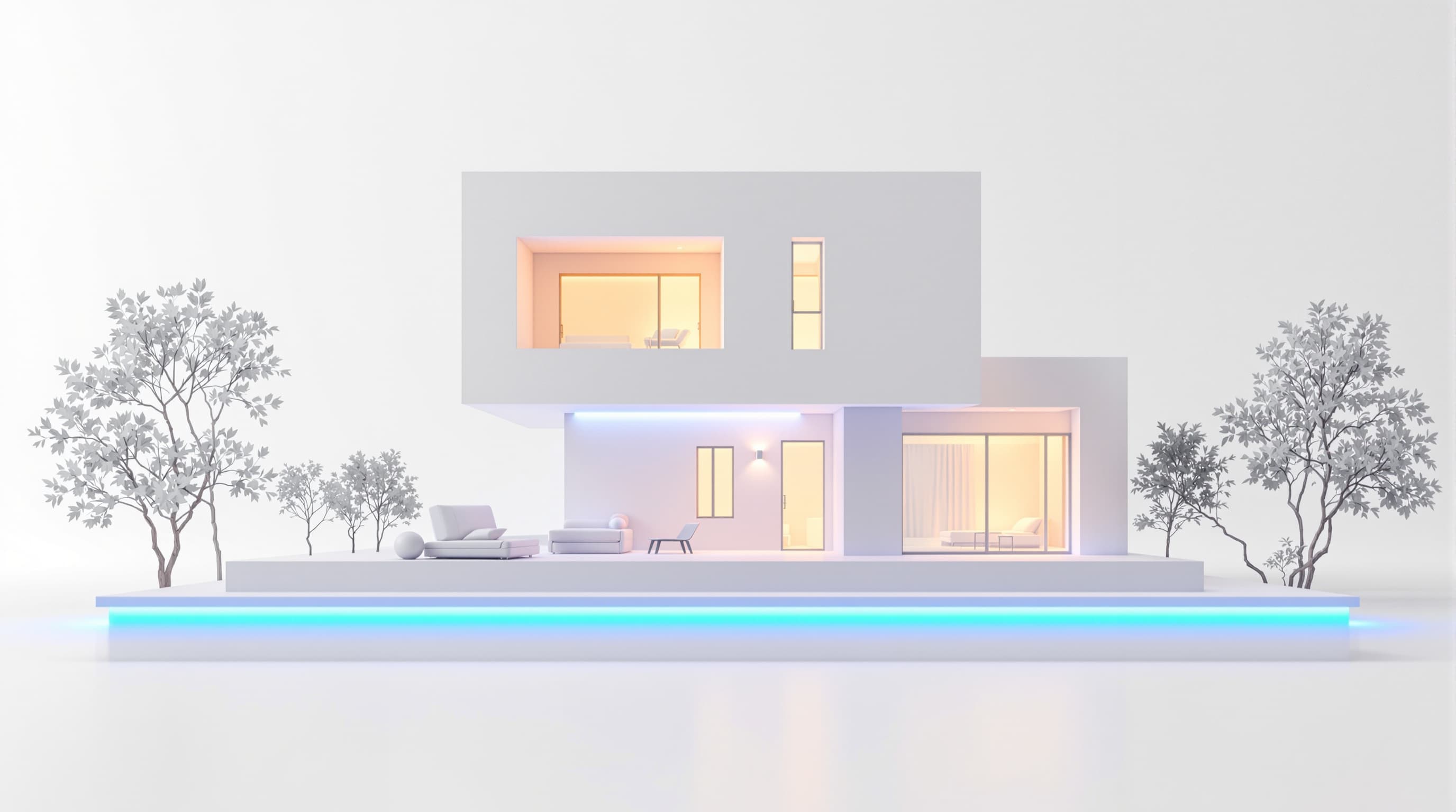 Illustration of a luxury apartment building — client identity withheld