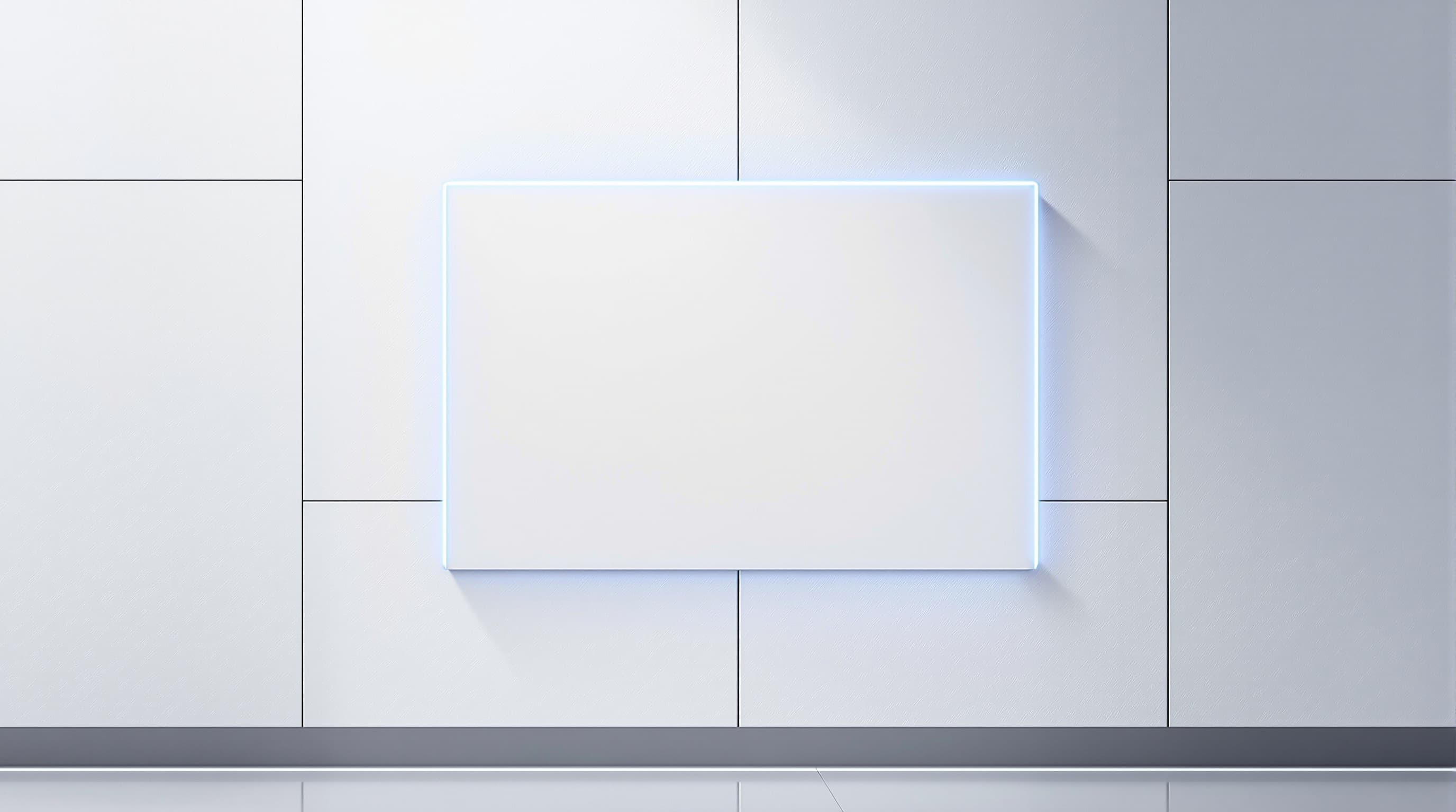 Illustration of an industrial touch screen display — client identity withheld